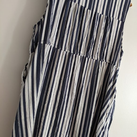 Torrid Blue and White Striped Dress Size 4/4X - Picture 4 of 11